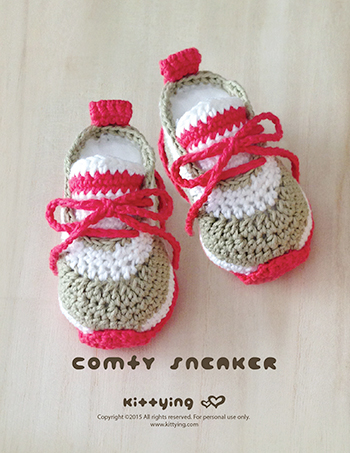 crochet adidas baby sneakers free pattern