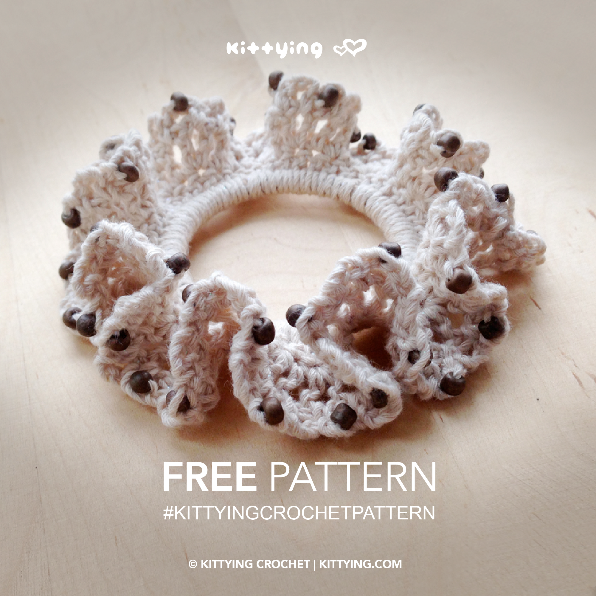 Ravelry: Go For Faux Scrunchie pattern by chainthree design