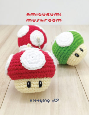 Super Mushroom Amigurumi Pattern · Kittying Crochet Pattern